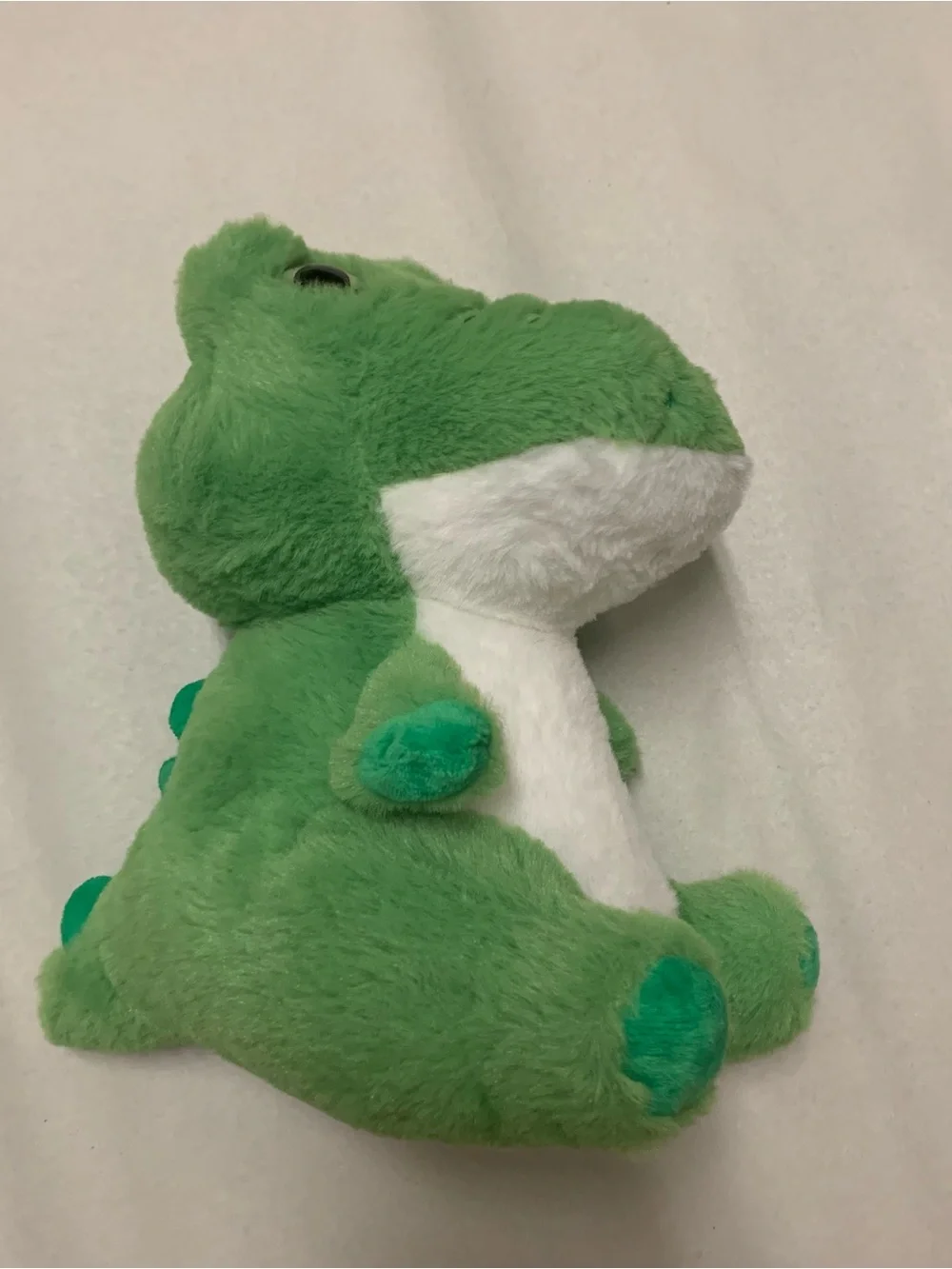 Green Crocodile Plush 8” Big Glitter Eyes Cute Stuffed Animal Alligator Toy